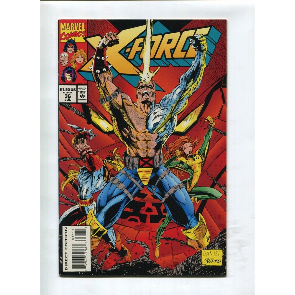 X-Force #36 Marvel Comics 1994 Cable Nicieza Capullo Direct Comic Book